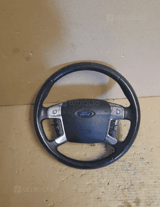 KIEROWNICA FORD MONDEO MK.4 IV S-MAX SMAX MULTI MULTIFUNKCJA CHROM SKÓRA SKÓRZANA   (Lok. 20 ) 1