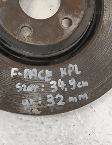 Jaguar f-pace X761 3.0 sc tarcze przód zaciski hamulcowe przód przednie tył tylne prawa lewa komplet czerwone oryginał 4