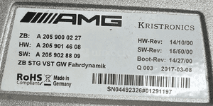MODUL STEROWNIK ZAWIESZENIA MERCEDES W205 AMG ORG 3