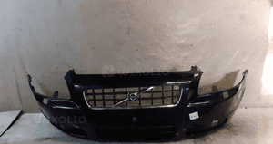 Zderzak przód przedni volvo V70 3 iii  lift fl granat halogeny spryskiwacze lamp xenon 1
