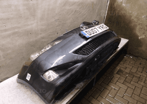 Kompletny przód, zderzak przód, pas przedni, ćwiartki, fartuchy podłużnice lampy halogeny lexus is 2 gen. IS220D 2.2 diesel 1G0 szary 3