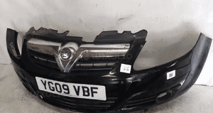 Zderzak przód przedni do opel corsa d Z20R czarny halogeny 3