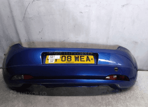 Zderzak tył tylny fiat grande punto 599/A granat granatowy 1