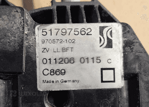 Fiat Grande Punto zamek drzwi przód przednich lewy prawy 3D 51797562 51797561 3