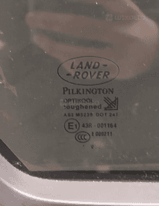 Land rover discovery iv L319 drzwi prawy tył tylne szyba logowana klamka oryginał 12