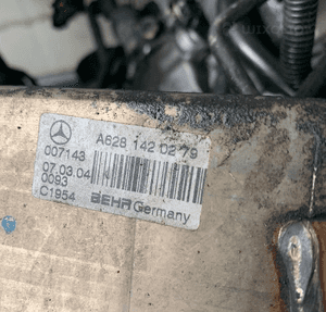 MERCEDES silnik 4,0 cdi 400 OM 628 ml S chłodniczka spalin 2