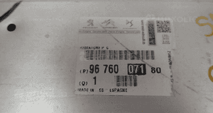 Belka zderzaka tylna citroen C4 picasso  9676007180 3