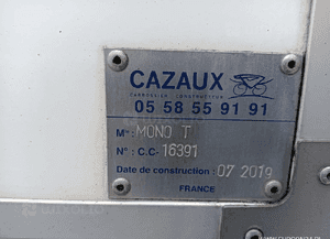 Kontener izoterma chłodnia mroźnia 2019R cazaux no 812 10