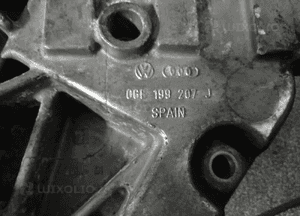 łapa silnika octavia 2.0 fsi 06f199207j 2