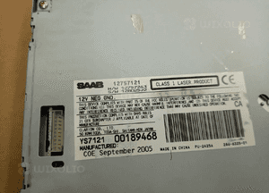 Saab 93 9-3 II  02-06 radio czytnik płyt CD 12757121 3