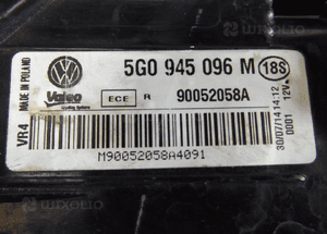 Lampa tylna tył prawa vw golf vii 7 hb 5G0 2012- 4