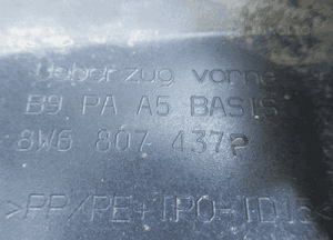Zderzak przedni przód audi A5 ii lift F5 8W6 8W6807437P 2019-2024 32