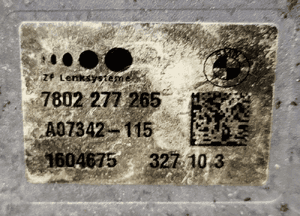 PRZEKŁADNIA KIEROWNICZA MAGLOWNICA do regeneracji BMW 1 E87 lift LCI EU 11