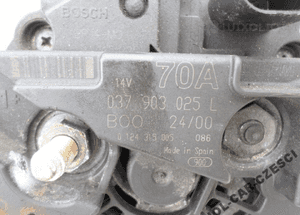 ALTERNATOR 70A VW AUDI SKODA 1.4 16V AUA 037903025 2