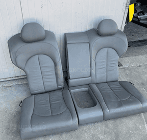 MERCEDES CLK 209 siedzisko kanapa skóra tapicerka szara czarna 3