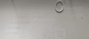 Osłona poszycie słupka prawy przód Opel Vivaro B Trafic III 93868211 5