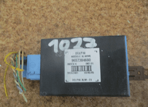 MODUŁ STEROWNIK ALARMU PEUGEOT FIAT 9657384680 4