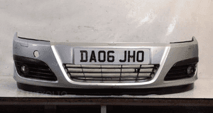 Zderzak przód przedni opel astra h 3 iii Z157 srebrny halogeny 1