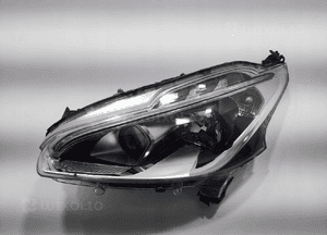 Lampa lewa przód przednia led peugeot 208 i 9822690480 2015-19 lift europa 3