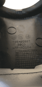 Osłona obudowa kolumny kierowniczej Fiat Punto EVO 735485887 156078933 7