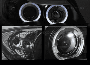 Lampy Reflektory BMW E90/E91 05-08 Ringi Soczewki 3