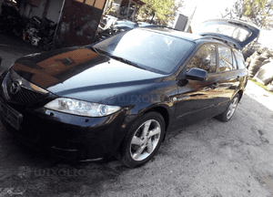 Mazda Mazda 6 GG GY 02-07  Pas bezpieczeństwa Prawy Lewy przód przedni szyby Podnośnik Mechanizm silnik szyby Lewy przód 7