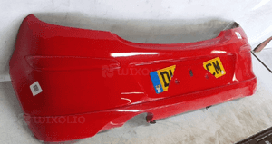 Zderzak tył tylny do opel corsa d kod kolor Y547 czerwony 4