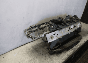Pas przedni ford focus MK2 ii 1.6 1.8 2.0 benzyna wzmocnienie czołowe belka chłodnica wentylator lift fl 3
