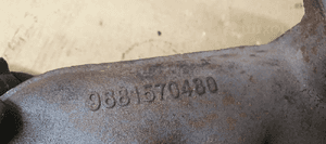Kolektor wydechowy Citroen C5 III 2.0 HDI 9681570480 5