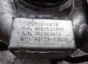 Peugeot citroen ford 1.6 turbosprężarka 9657530580 3