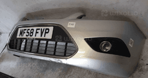 ! ZDERZAK PRZÓD PRZEDNI FORD FOCUS MK.2 2 II LIFT FL 03 SREBRNY  GRILL HALOGENY 3