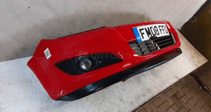 Zderzak przód przedni do opel astra h 3 lift fl iii Y547 czerwony halogeny 4