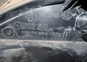 Lampa przednia prawa lancia musa depo 4