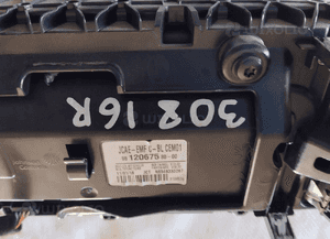 Wyświetlacz ekran radia kratki nawiewu peugeot 308 T9 ii 9812067580 4