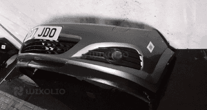 $ ZDERZAK PRZÓD PRZEDNI OPEL ASTRA H 3 III GTC KOD KOLOR Z155 SZARY + HALOGENY 3