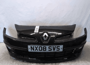 Zderzak przód przedni renault clio 3 iii NV676 czarny halogeny 1