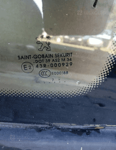 Szyba karoseryjna prawy tył tylna prawa Peugeot 308 T7 AS2 07r 5