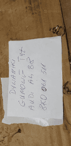 Dywaniki wycieraczki wykładziny tył tylne gumowe Audi A4 B8 8K0061511 11