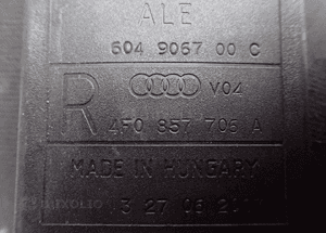 PAS BEZPIECZEŃSTWA PRAWY PRZÓD AUDI A6 C6 4F0857706A RADOM 3