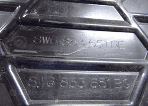 Grill zderzaka chrom audi A5 8W6 lift 8w6853651BE 12