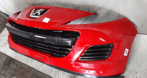 Zderzak przód przedni do peugeot 207 lift fl kkn czerwony 3