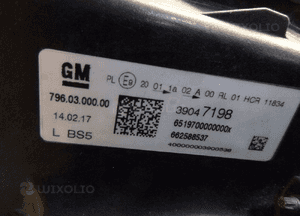 Opel astra k lampa lewy przód 10 pin led soczewka 13