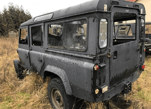 Maska Błotnik lampa zderzak Land Rover Defender 1