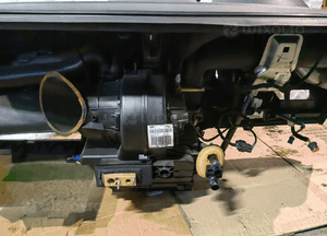 Deska konsola kokpit nagrzewnica citroen C3 i 7
