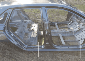 Próg słupek prawy lewy hyundai I30 iii I30N iii lift hb fastback 2