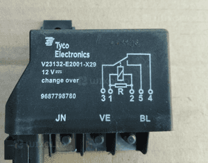 Peugeot 508 C5 przekaznik opornica wentylatora