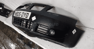 Zderzak przód przedni do audi A4 B6 cabrio halogeny LY9B czarny 4