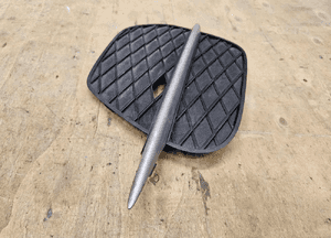 Kratka Zaslepka 7222860 Zderzaka Prawa Boczna Listwa Srebrna Oryginal BMW X5 E70 Lift LCI 7