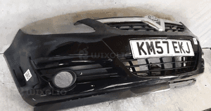 Zderzak przód przedni do opel corsa d pod halogeny Z20R czarny 4