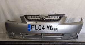 Zderzak przód przedni do kia rio 1 MK1 i S3 srebrny uszkodzony ! 1